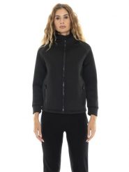 Kurtka z kaptur na co dzień na siłownię. Czarne kurtki sportowe damskie LEONE 1947 APPAREL, m, bez wzorów, bez kaptura, na fitness i siłownię. Za 189.41 zł.