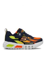 Skechers Sneakersy Dezlo 400016L/NVOR Granatowy. Niebieskie buty sportowe chłopięce Skechers, bez wzorów, z materiału, bez zapięcia. Za 219.99 zł.