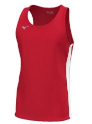 Tank top Mizuno. Czerwone t-shirty męskie Mizuno, xl, bez wzorów, z materiału, eleganckie, bez kołnierzyka. Za 146.00 zł.