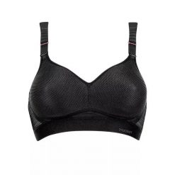 Biustonosz dla kobiet Triumph Triaction Hybrid Lite P. Czarne biustonosze Triumph, bez wzorów, z bawełny. Za 272.00 zł.