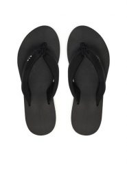 Emporio Armani Japonki EX000072 AF14514 Czarny. Czarne klapki damskie Emporio Armani, bez wzorów, z materiału, bez obcasa. Za 459.99 zł.