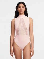 Chantelle Body Mystic C11YT9 Różowy. Czerwone body damskie Chantelle, l, bez wzorów, z syntetyku. Za 399.99 zł.
