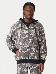 Guess Bluza Z6RQ04 K9YI1 Szary Regular Fit. Szare bluzy męskie Guess, m, z aplikacjami, z bawełny, bez kaptura. Za 439.99 zł.