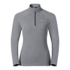 Odlo Bluza damska Midlayer 1/2 zip Snowbird szara r. S (222001). Bluzy damskie marki Odlo. Za 180.04 zł.