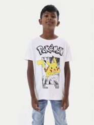 NAME IT T-Shirt 13225938 Biały Regular Fit. Białe t-shirty dla chłopców Name it, bez wzorów, z bawełny, bez ramiączek. Za 49.99 zł.