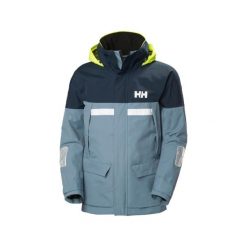Męska kurtka żeglarska Pier 4.0. Niebieskie kurtki męskie Helly Hansen, m, bez wzorów, z materiału, bez kaptura. Za 1,041.00 zł.