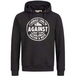 Bluza z kapturem Lonsdale Linford. Czarne bluzy męskie Lonsdale, m, bez wzorów, z kapturem. Za 190.35 zł.