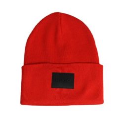 Czapka zimowa Hugo Boss Xevon Beanie Czerwona - 50551508-410. Czerwone czapki i kapelusze damskie Boss, na zimę, bez wzorów, sportowe. Za 240.35 zł.