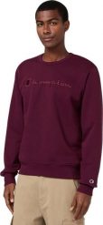 Bluza męska Champion Crewneck Sweatshirt bordowa 220272 RS522 S. Czerwone bluzy męskie Champion, m, bez wzorów, bez kaptura. Za 346.44 zł.