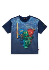 Koszulka Dziecięca LEGO Ninjago Taffy 309 Niebieska. Niebieskie t-shirty dla chłopców LEGO, bez wzorów, z bawełny, bez ramiączek. Za 54.99 zł.