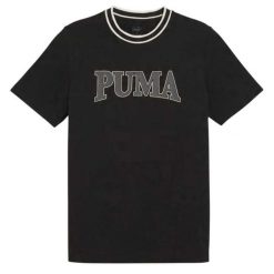 T-shirt Męski Squad. Czarne t-shirty męskie Puma, m, bez wzorów, sportowe, bez kołnierzyka. Za 119.99 zł.