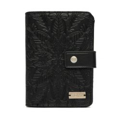 Portfel Roxy. Czarne portfele damskie Roxy, bez wzorów. Za 109.99 zł.