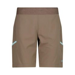 Bermudy turystyczne damskie CMP. Brązowe szorty damskie CMP, xl, bez wzorów, z lycry. Za 219.65 zł.