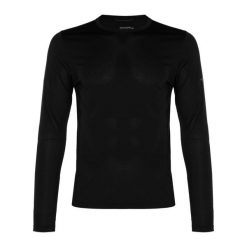 Longsleeve do biegania męski Saucony Stopwatch. Czarne koszulki sportowe męskie Saucony, l, bez wzorów, bez kołnierzyka, bez ramiączek, do biegania. Za 119.99 zł.