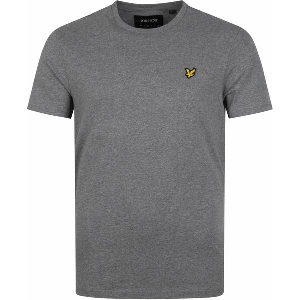 Koszulka Lyle & Scott T Plain. Szare koszulki sportowe męskie LYLE AND SCOTT, m, bez wzorów, z bawełny, bez kołnierzyka, bez ramiączek, na fitness i siłownię. Za 153.10 zł.