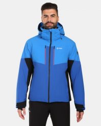 Męska kurtka narciarska Kilpi TONNSI-M. Niebieskie kurtki snowboardowe męskie Kilpi, m, bez wzorów, z materiału, bez kaptura, narciarskie. Za 731.89 zł.