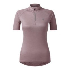 Jersey Damski Pedal II. Czerwone koszulki sportowe damskie Dare 2b, bez wzorów, z jersey, bez kołnierzyka, bez ramiączek, rowerowe. Za 133.99 zł.