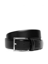 BOSS Pasek Męski 50522768 Czarny. Czarne paski damskie Boss, bez wzorów, ze skóry. Za 599.99 zł.