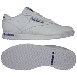 Trenerzy Reebok ExOFit Clean Logo Int. Białe buty sportowe męskie Reebok, z materiału, bez zapięcia. Za 249.00 zł.