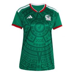 Koszulka podstawowa Mexico 26. Zielone koszulki sportowe damskie Adidas, bez wzorów, bez kołnierzyka, bez ramiączek, do piłki nożnej, climacool (adidas). Za 439.00 zł.