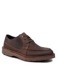 Półbuty Clarks. Niebieskie półbuty na co dzień męskie Clarks, bez zapięcia. Za 389.99 zł.