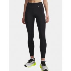 Legginsy Damskie Under Armour UA Velociti. Czarne legginsy sportowe damskie Under Armour, bez wzorów, do biegania. Za 319.99 zł.