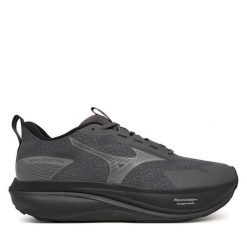 Buty do biegania Mizuno. Czarne buty sportowe męskie Mizuno, bez zapięcia, do biegania, mizuno wave. Za 689.99 zł.