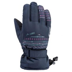 Rękawice Narciarskie Dla Dziewczynek Z Nadrukiem Zwierzęcym. Niebieskie buty zimowe dziewczęce ELBRUS, bez wzorów, bez zapięcia. Za 144.99 zł.