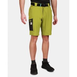 Szorty męskie Kilpi NAVIA-M. Zielone krótkie spodenki sportowe męskie Kilpi, m, bez wzorów, trekkingowe. Za 215.49 zł.