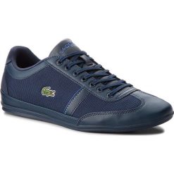 Sneakersy LACOSTE - Misano Sport 318 1 Cam 7-36CAM0057ND1 Nvy/Dk Blu. Półbuty na co dzień męskie marki Lacoste. W wyprzedaży za 359.00 zł.