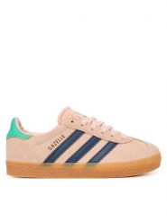 Adidas Sneakersy Gazelle KI4031 Różowy. Czerwone buty sportowe dziewczęce Adidas, bez wzorów, ze skóry, bez zapięcia. Za 279.99 zł.