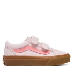 Tenisówki Vans. Czerwone trampki i tenisówki dziewczęce Vans, bez wzorów, bez zapięcia. Za 239.99 zł.