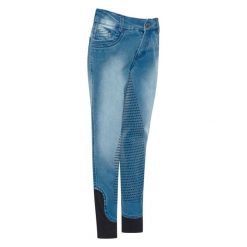 Dziewczęce legginsy jeździeckie Imperial Riding Detty. Niebieskie legginsy dla dziewczynek IMPERIAL RIDING, bez wzorów. Za 352.00 zł.
