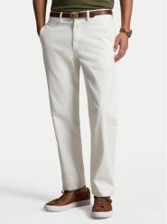 Polo Ralph Lauren Spodnie materiałowe 710690138059 Biały Regular Fit. Białe spodnie materiałowe męskie Polo Ralph Lauren, m, bez wzorów, z bawełny. Za 749.99 zł.