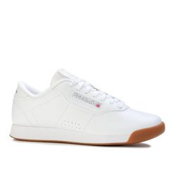 Buty damskie sneakersy sportowe Reebok SS-PRINCESS. Białe obuwie sportowe damskie Reebok, bez wzorów, z gumy, na fitness i siłownię. Za 209.00 zł.