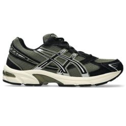 Trampki Asics Sr. Szare trampki i tenisówki damskie Asics, bez wzorów, z materiału, eleganckie, bez zapięcia. Za 710.99 zł.