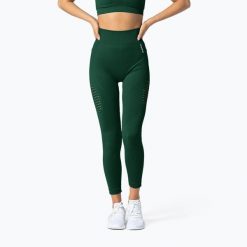Legginsy bezszwowe damskie Carpatree Phase Seamless. Zielone legginsy damskie Carpatree, xs, bez wzorów, z elastanu, z podwyższonym stanem, długie, na fitness i siłownię. Za 73.99 zł.