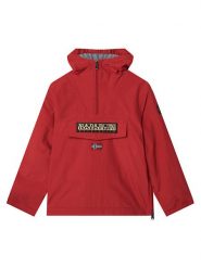 Napapijri Kurtka anorak Rainforest NP0A4HHK Czerwony Regular Fit. Czerwone kurtki i płaszcze dla chłopców Napapijri, bez wzorów, z syntetyku, bez kaptura. Za 709.99 zł.