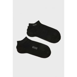 Skarpety krótkie BOSS 2P AS 50538188-001. Czarne skarpety męskie Boss, bez wzorów. Za 99.00 zł.