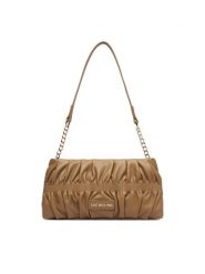 LOVE MOSCHINO Torebka JC4089PP1PLU0105 Beżowy. Brązowe torebki do ręki damskie Love Moschino, bez wzorów, ze skóry, bez dodatków. Za 659.99 zł.