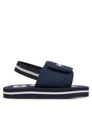 BOSS Sandały J53242 M Granatowy. Niebieskie sandały chłopięce Boss, z syntetyku, bez zapięcia. Za 93.99 zł.