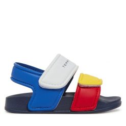 Sandały Tommy Hilfiger. Sandały chłopięce Tommy Hilfiger, bez zapięcia. Za 119.99 zł.