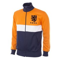 Kurtka/bluza retro piłkarska dla dorosłych - Holandia 1983. Brązowe bluzy męskie COPA FOOTBALL, s, bez wzorów, z materiału, bez kaptura. Za 424.37 zł.
