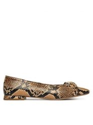 HÖGL Baleriny 1-100927 Brązowy. Brązowe baleriny damskie HÖGL, bez wzorów, ze skóry, bez obcasa. Za 759.99 zł.