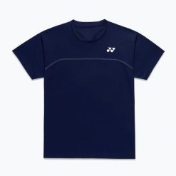 Koszulka tenisowa męska YONEX 10728 Crew Neck. Niebieskie koszulki sportowe męskie YONEX, l, bez wzorów, z materiału, bez kołnierzyka, bez ramiączek, tenisowe. Za 196.00 zł.