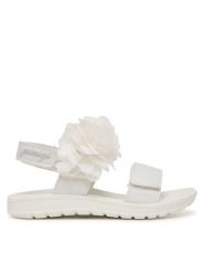 Primigi Sandały 1385400 M Biały. Białe sandały dziewczęce Primigi, ze skóry, bez zapięcia. Za 229.99 zł.