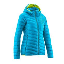 Damska kurtka puchowa Edelrid Eldo. Niebieskie kurtki damskie EDELRID, l, bez wzorów, z materiału, bez kaptura. Za 1,019.85 zł.