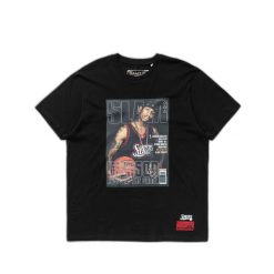 Koszulka Philadelphia 76ers NBA Slam Allen Iverson. Czarne koszulki sportowe męskie Mitchell & Ness, bez wzorów, bez kołnierzyka, bez ramiączek, do koszykówki. Za 200.00 zł.