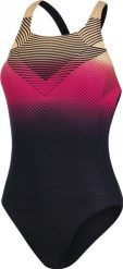 Strój Kąpielowy Speedo Digital Medalist – Czarny/Papaja/Magenta – Rozmiar 30. Brązowe kostiumy jednoczęściowe damskie Speedo, bez wzorów, z materiału, sportowe, do pływania. Za 177.34 zł.