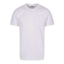 T-shirt Męski Jeden Kolor Basic. Białe koszulki sportowe męskie Urban Classics, m, bez wzorów, sportowe, bez kołnierzyka. Za 57.99 zł.